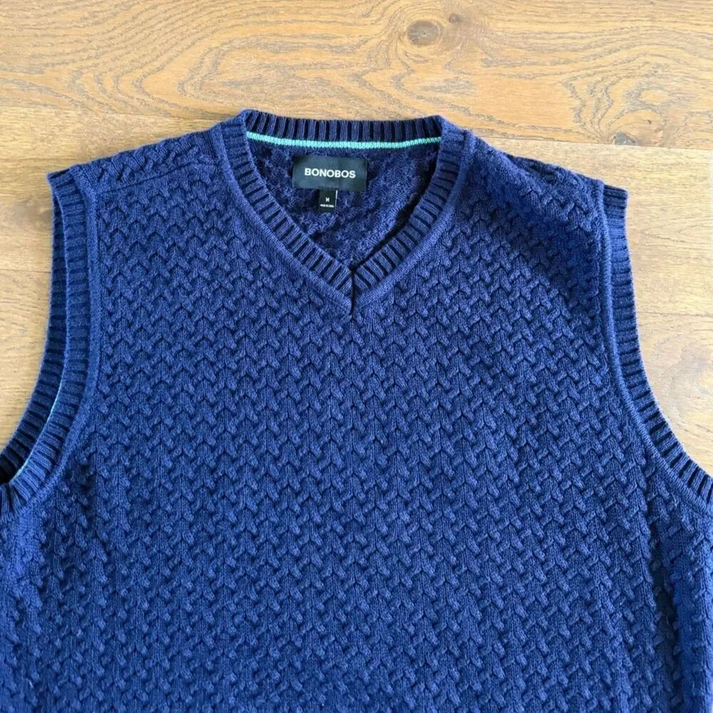 Bonobos Vest Medium Navy